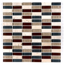 A sheet Rustic mosaic ideal for Bathroom Kitchen