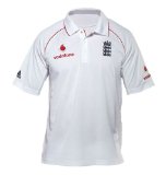 Adidas Official 2008 England Test Junior Cricket Shirt (XS Boys)