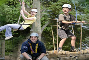 Unbranded Adventure Ropes Course for Two