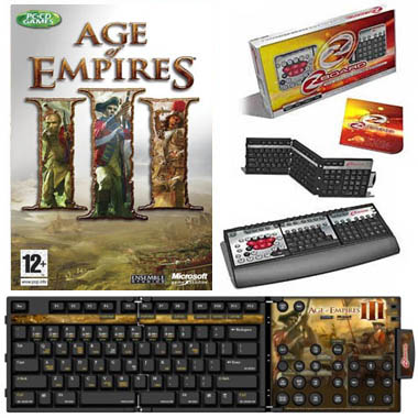 Unbranded Age of Empires 3   Zboard Gamers Keyboard Starter Kit   Age of Empires 3 Keyset