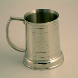 Unbranded Age Pint Pewter Tankard 18th