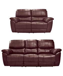 Unbranded Agrimi Large And Regular Recliners Chocolate