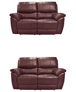 Unbranded Agrimi Regular And Regular Recliners Chocolate