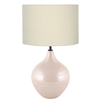 Unbranded AI3831OY/261 12 VA - Small Oyster Ceramic Table Lamp