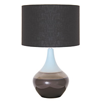 Unbranded AI467/261 14 BR - Small Chocolate Ceramic Table Lamp