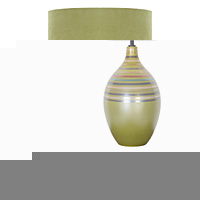 Unbranded AI473LI/473 LI S - Small Lime Ceramic Table Lamp