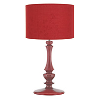 Unbranded AI633RD - Red Resin Table Lamp