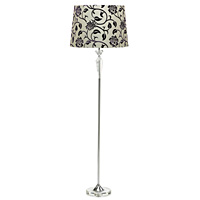 Unbranded AI849 FL/229 16 MI - Metal and Crystal Glass Floor Lamp