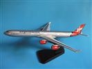 Unbranded Airbus 340-600 Virgin Atlantic: Length 19.5 inches, Wingspan 17.67 inche - As per Illustration