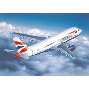 Unbranded Airbus A 319 plastic kit 1:144