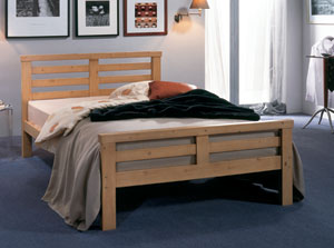 The VancoverA bedstead with slatted base Available