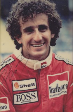 Alain Prost Signed Photo