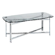 Alassio Glass & Metal Coffee Table