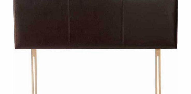Unbranded Alex Double Headboard - Chocolate Brown