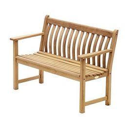 Alexander Rose Broadfield 4ft Curve Back Bench - Iroko 104 - This is a very popular wood for use in 