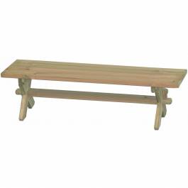 The Alexander Rose Farmers Pine Backless Bench is ideal for those looking for a good value bench to 