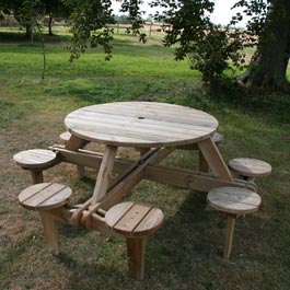 Picnic Tables Benches with Free Delivery from Rawgarden. Alexander Rose Gleneagles Picnic Table sour