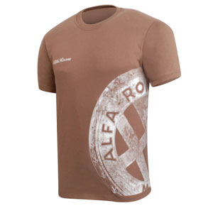 A fantastic Milano T-Shirt from the Alpha Romeo Vintage range. The top is made from 100 cotton and f
