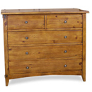 Alicia furniture wood 3 plus 2 draw chest