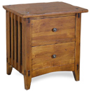 Alicia solid wood 2 draw nightstand furniture