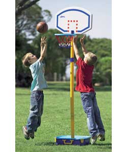 Adjustable height to approx, 180cm maximum. Size of folding backboard approx. 40 x 70cm, with slam