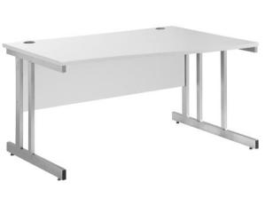 Unbranded All white wave desks