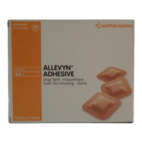 Unbranded Allevyn Adhesive Bandages - 10cm x 10cm (10)