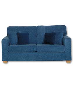 Ally Large Blue Sofa