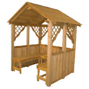 Unbranded Alness Wooden Gazebo with Seats