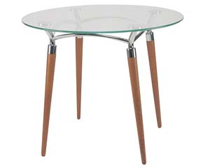 Unbranded Alnwick round glass table