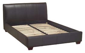 Alstons- Malmo- 5FT Kingsize Leather Bed