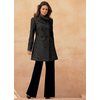 Unbranded Amara Roll Collar Double Breasted Coat