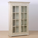 Amaryllis French style 2 door glass cabinet