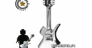 Unbranded Amazing Armory - Chrome Silver Electric Guitar 4