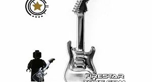 Unbranded Amazing Armory - Chrome Silver Electric Guitar 5