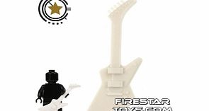 Unbranded Amazing Armory - White Electric Guitar 8