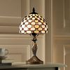 Unbranded Amber Droplet Tiffany Table Lamp