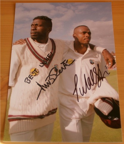 AMBROSE and WALSH SIGNED 9 x 6 INCH PHOTOGRAPH