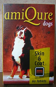Unbranded amiQure Skin and Coat Tablets for Dogs