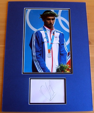 Signed by the Olympic Silver Medallist in black pen. Certificate Of Authenticity no. 0470000047