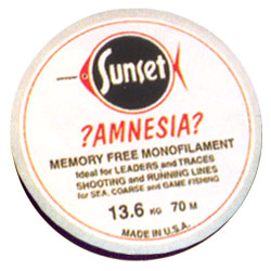 Amnesia fishing line is the best and most well loved  memory-free monofilament line on the market.  