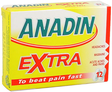 Anadin Extra Tablets 12x Health and Beauty