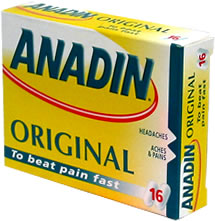 Anadin Tablets 16x Health and Beauty