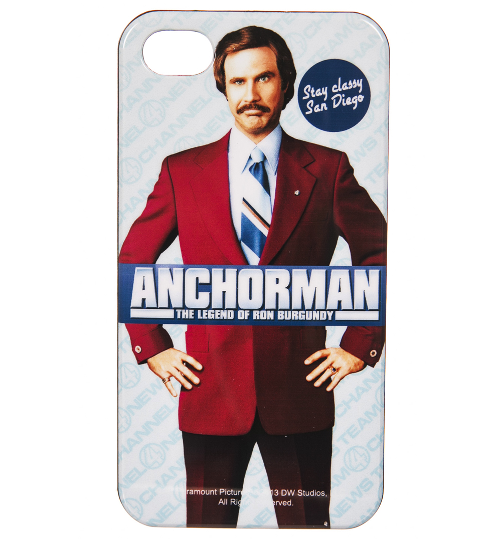 Unbranded Anchorman Ron Burgundy iPhone 4 Case