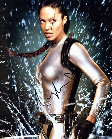 ANGELINA JOLIE 10 x 8 INCH SIGNED COLOUR