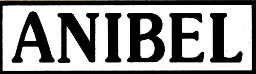 ANIBEL Logo Car Sponsor Sticker (27cm x 8cm)