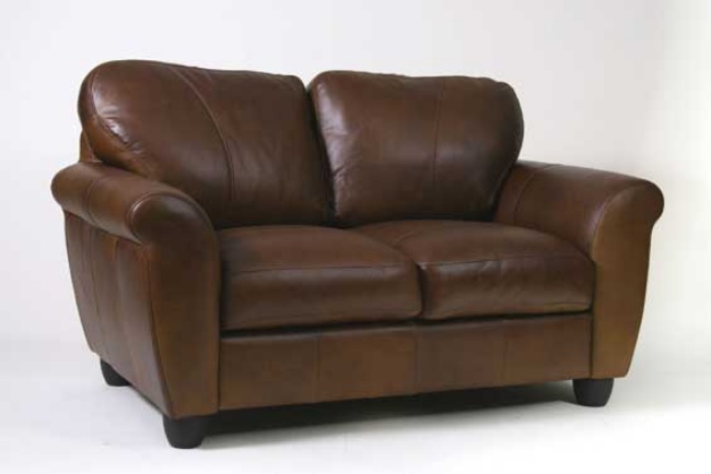Unbranded Aniline Leather 2 Seater Sofa - Knightsbridge