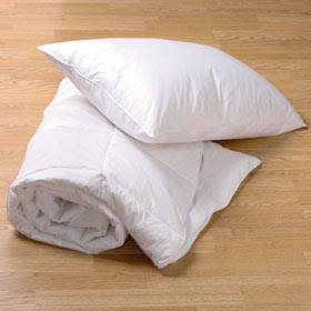 Unbranded Anti-Allergy Synthetic Duvet and Pillow Set
