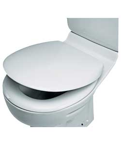 Unbranded Anti Bacterial Slow Close Toilet Seat- White