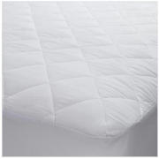This antibacterial Teflon coated double mattress protector has fibres which have been treated with a